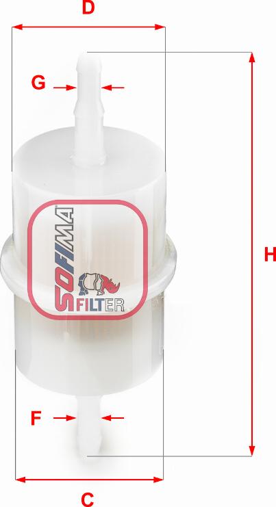 Sofima S 7000 B - Filter za gorivo www.molydon.hr