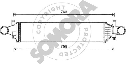Somora 175445 - Intercooler, hladnjak www.molydon.hr