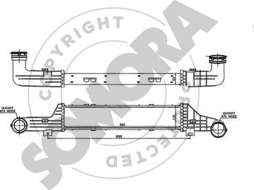 Somora 170745A - Intercooler, hladnjak www.molydon.hr