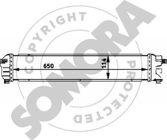 Somora 171345B - Intercooler, hladnjak www.molydon.hr