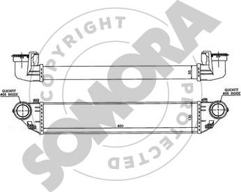 Somora 171345 - Intercooler, hladnjak www.molydon.hr