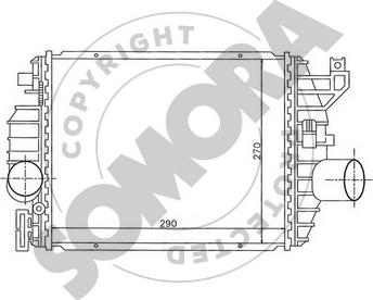 Somora 173045 - Intercooler, hladnjak www.molydon.hr