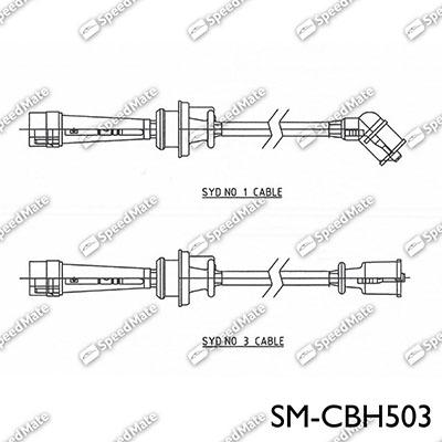 SpeedMate SM-CBH503 - Set kablova za paljenje www.molydon.hr