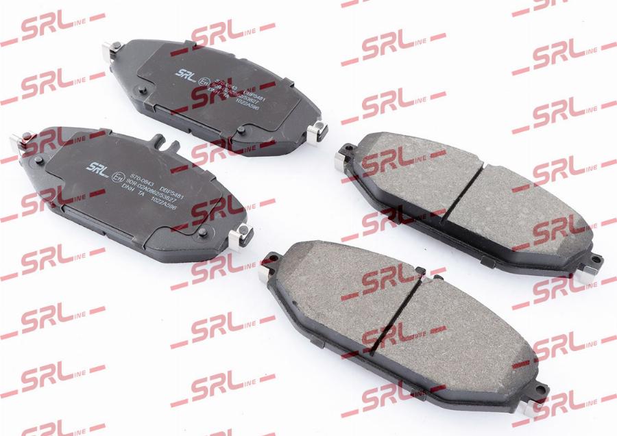 SRLine S70-0843 - Komplet Pločica, disk-kočnica www.molydon.hr