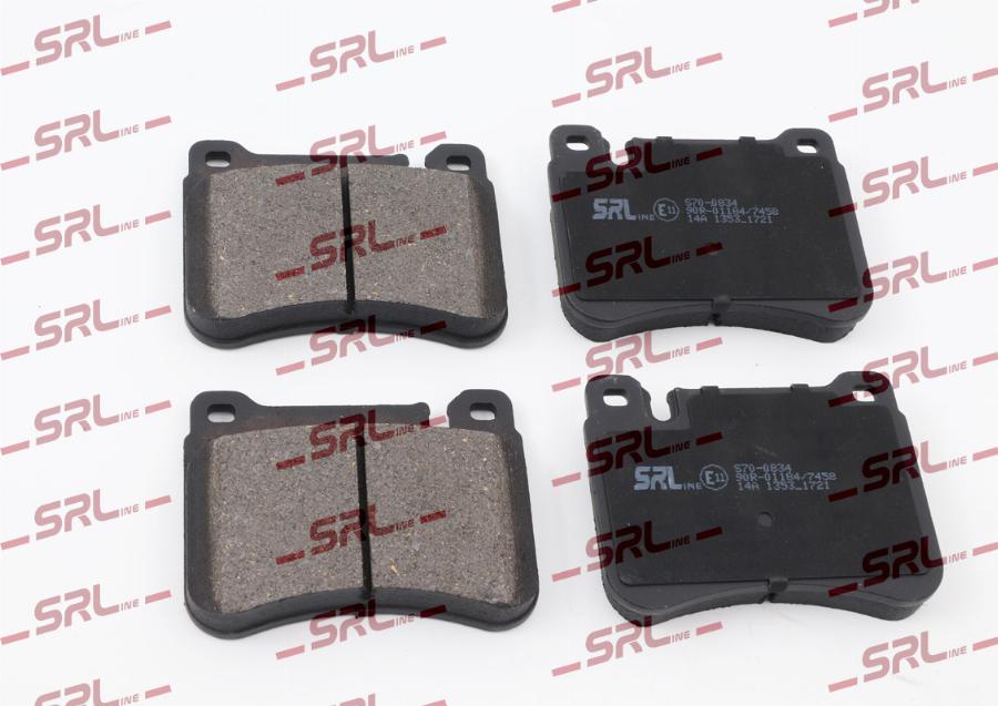 SRLine S70-0834 - Komplet Pločica, disk-kočnica www.molydon.hr
