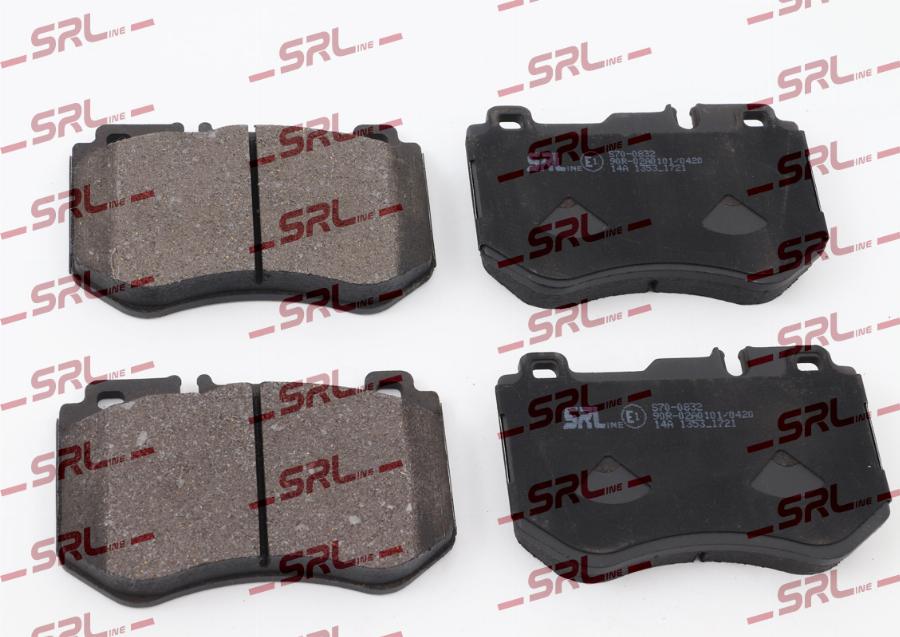 SRLine S70-0832 - Komplet Pločica, disk-kočnica www.molydon.hr