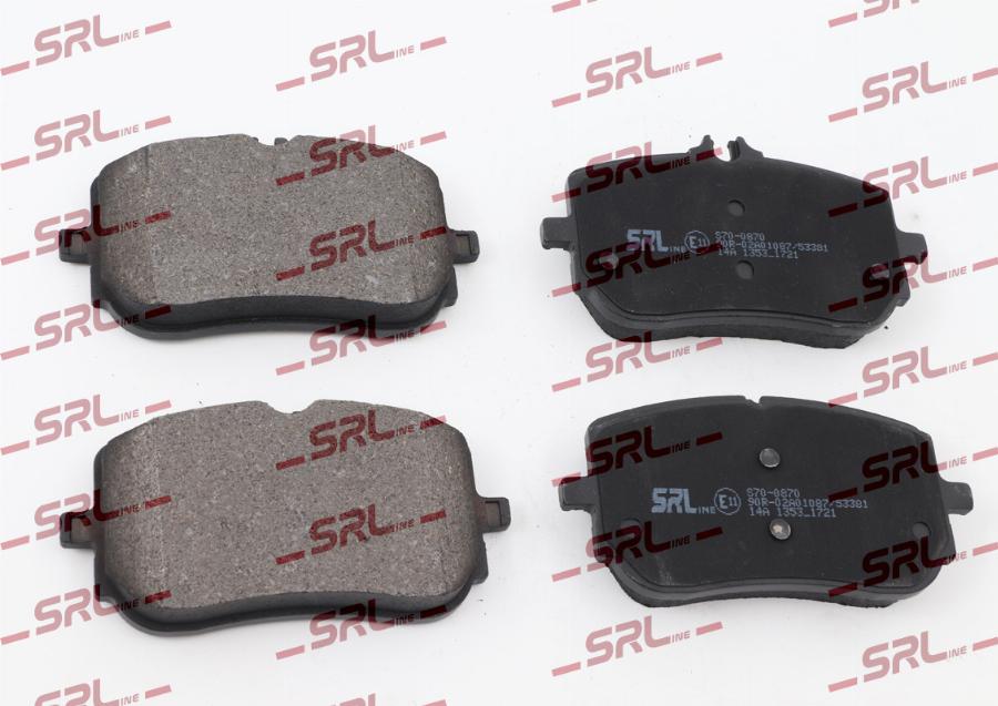 SRLine S70-0870 - Komplet Pločica, disk-kočnica www.molydon.hr