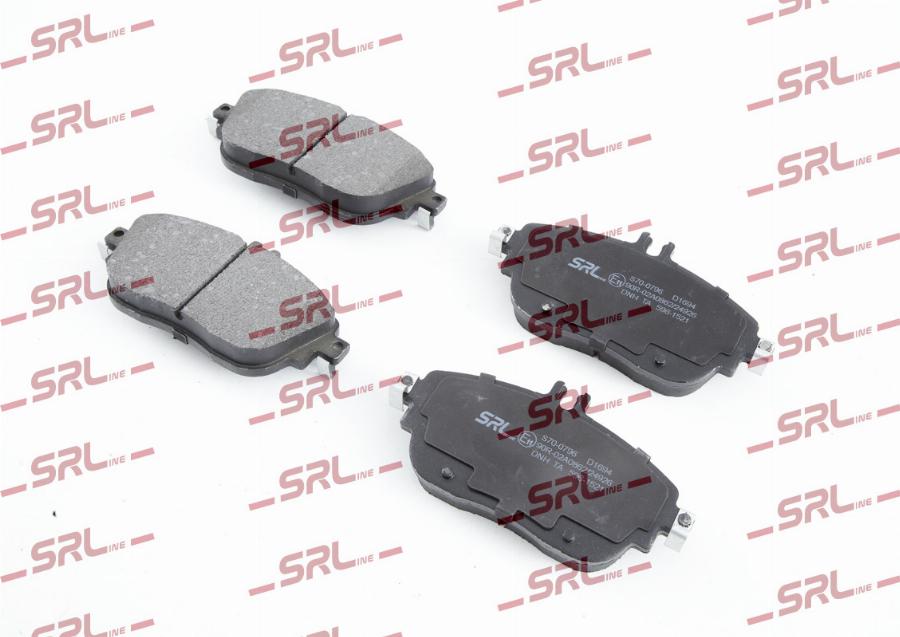 SRLine S70-0796 - Komplet Pločica, disk-kočnica www.molydon.hr