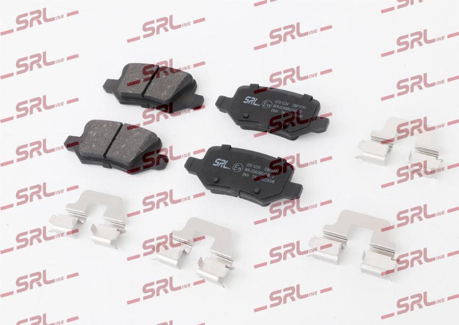 SRLine S70-1234 - Komplet Pločica, disk-kočnica www.molydon.hr