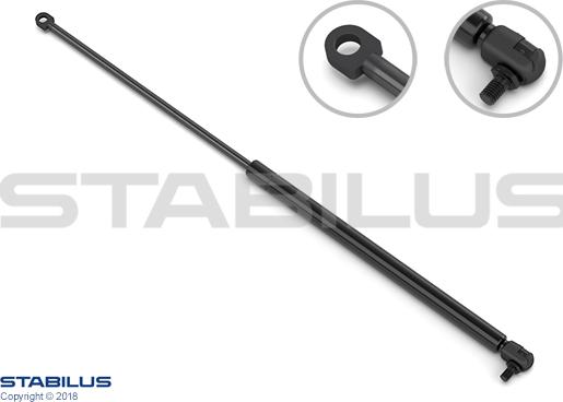 STABILUS 2615BP - Plinski amortizer, prtljaznik/utovarni prostor www.molydon.hr