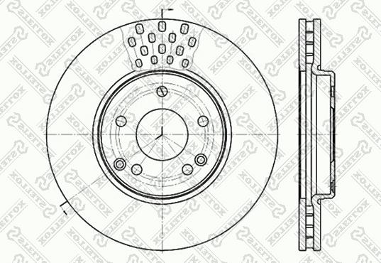 Stellox 6020-3341V-SX - Kočioni disk www.molydon.hr