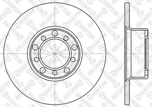 Stellox 6020-3304-SX - Kočioni disk www.molydon.hr