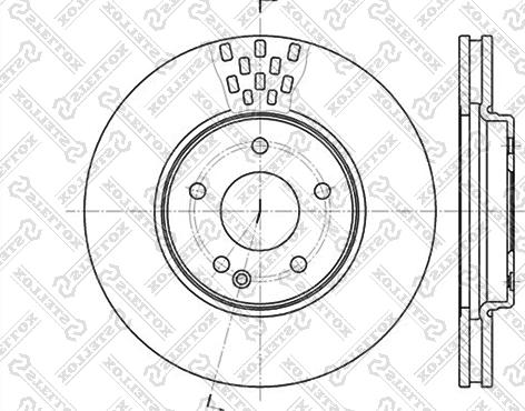 Stellox 6020-3332V-SX - Kočioni disk www.molydon.hr