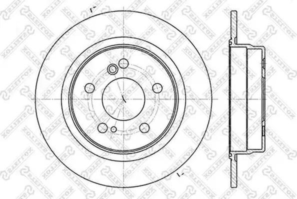 Stellox 6020-3326K-SX - Kočioni disk www.molydon.hr