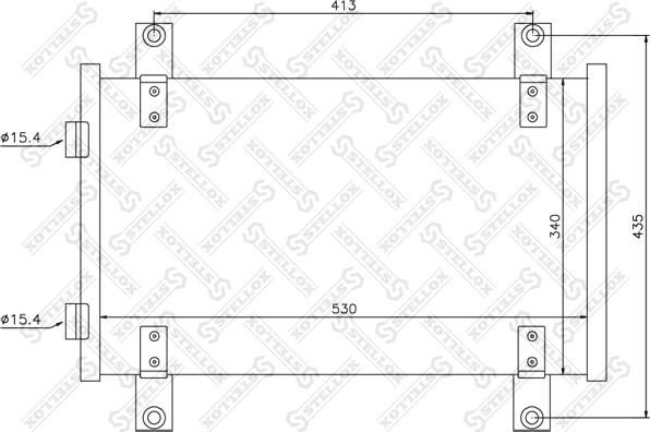 Stellox 10-45560-SX - Kondenzator, klima-Uređaj www.molydon.hr