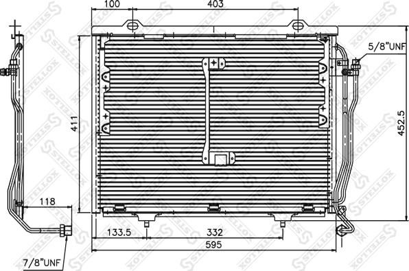 Stellox 10-45055-SX - Kondenzator, klima-Uređaj www.molydon.hr