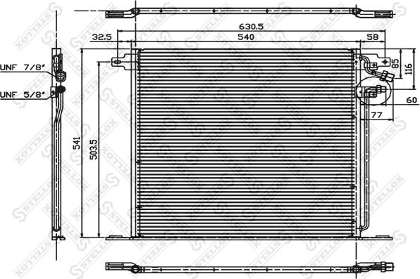 Stellox 10-45068-SX - Kondenzator, klima-Uređaj www.molydon.hr