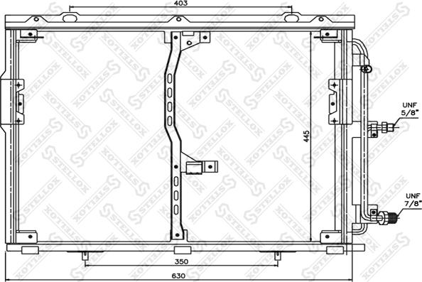 Stellox 10-45013-SX - Kondenzator, klima-Uređaj www.molydon.hr