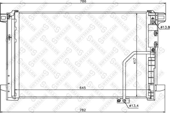 Stellox 10-45190-SX - Kondenzator, klima-Uređaj www.molydon.hr