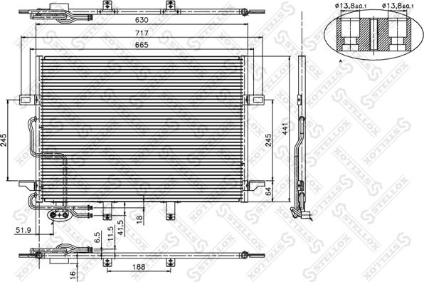 Stellox 10-45130-SX - Kondenzator, klima-Uređaj www.molydon.hr