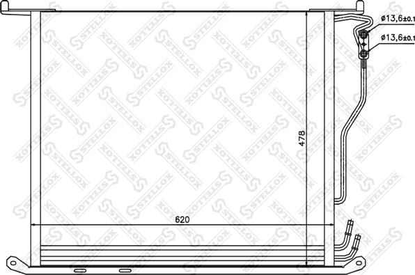 Stellox 10-45131-SX - Kondenzator, klima-Uređaj www.molydon.hr
