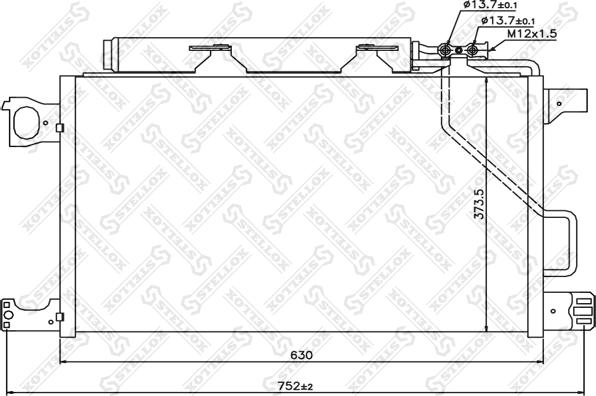 Stellox 10-45125-SX - Kondenzator, klima-Uređaj www.molydon.hr