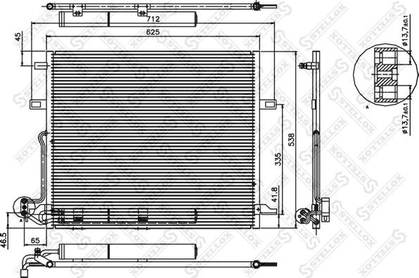 Stellox 10-45121-SX - Kondenzator, klima-Uređaj www.molydon.hr