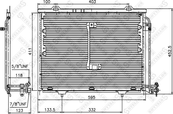 Stellox 10-45128-SX - Kondenzator, klima-Uređaj www.molydon.hr