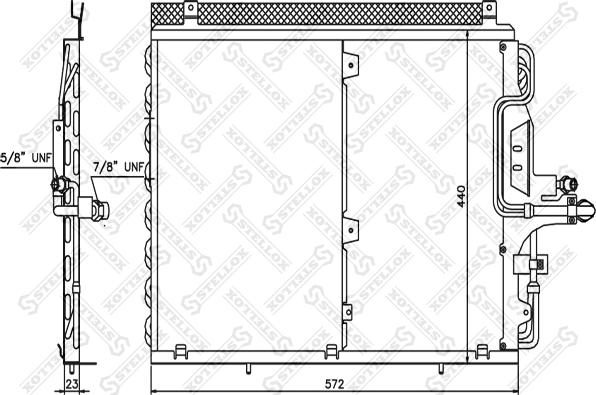 Stellox 10-45318-SX - Kondenzator, klima-Uređaj www.molydon.hr