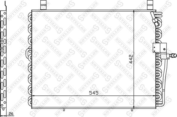 Stellox 10-45292-SX - Kondenzator, klima-Uređaj www.molydon.hr