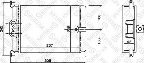 Stellox 10-35171-SX - Izmjenjivač topline, grijanje unutrasnjeg prostora www.molydon.hr