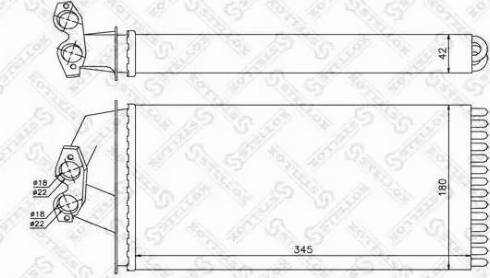 Stellox 10-35172-SX - Izmjenjivač topline, grijanje unutrasnjeg prostora www.molydon.hr