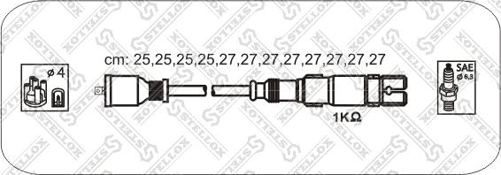 Stellox 10-38436-SX - Set kablova za paljenje www.molydon.hr