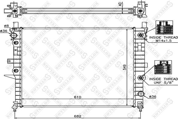 Stellox 10-25138-SX - Hladnjak, hladjenje motora www.molydon.hr