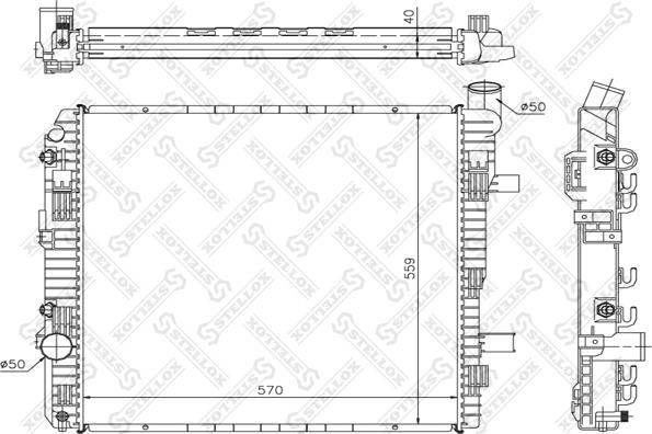 Stellox 10-25888-SX - Hladnjak, hladjenje motora www.molydon.hr