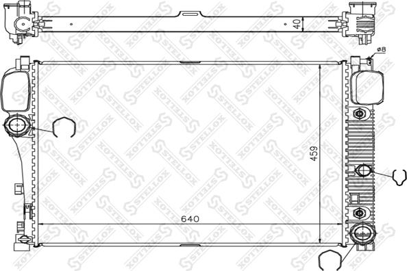 Stellox 10-25347-SX - Hladnjak, hladjenje motora www.molydon.hr