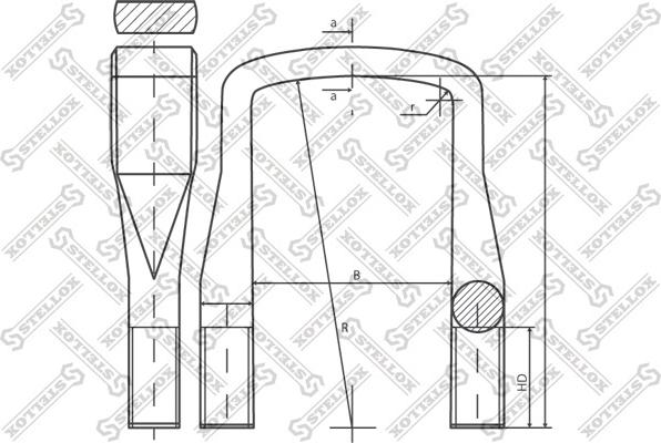 Stellox 84-64205-SX - Opruzna spona www.molydon.hr