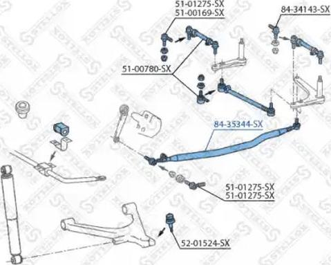 Stellox 84-35344-SX - Spona upravljača www.molydon.hr