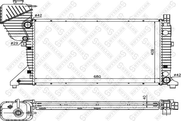 Stellox 81-03338-SX - Hladnjak, hladjenje motora www.molydon.hr