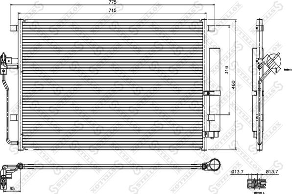 Stellox 87-28002-SX - Kondenzator, klima-Uređaj www.molydon.hr
