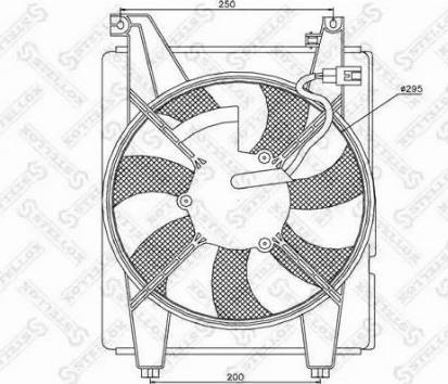 Stellox 29-99441-SX - Ventilator, hladjenje motora www.molydon.hr