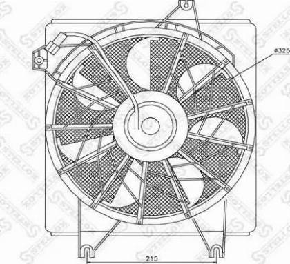 Stellox 29-99450-SX - Ventilator, hladjenje motora www.molydon.hr