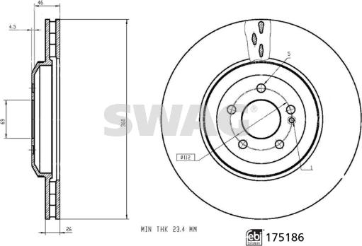 Swag 33 10 2734 - Kočioni disk www.molydon.hr