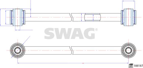 Swag 33 11 0578 - Šipka/spona, Ovjes kotača www.molydon.hr