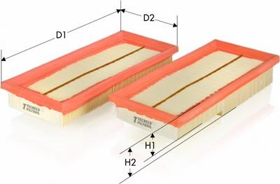 Tecneco Filters AR2861PMX2 - Filter za zrak www.molydon.hr