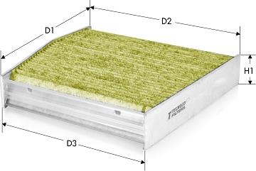 Tecneco Filters CKA879 - Filter kabine www.molydon.hr