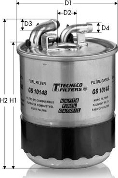 Tecneco Filters GS10148 - Filter za gorivo www.molydon.hr