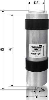 Tecneco Filters GS1196 - Filter za gorivo www.molydon.hr