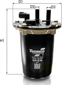 Tecneco Filters GS1236 - Filter za gorivo www.molydon.hr