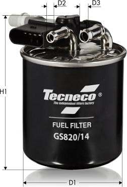 Tecneco Filters GS820/14 - Filter za gorivo www.molydon.hr